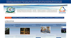 Desktop Screenshot of contraloriamonagas.gob.ve